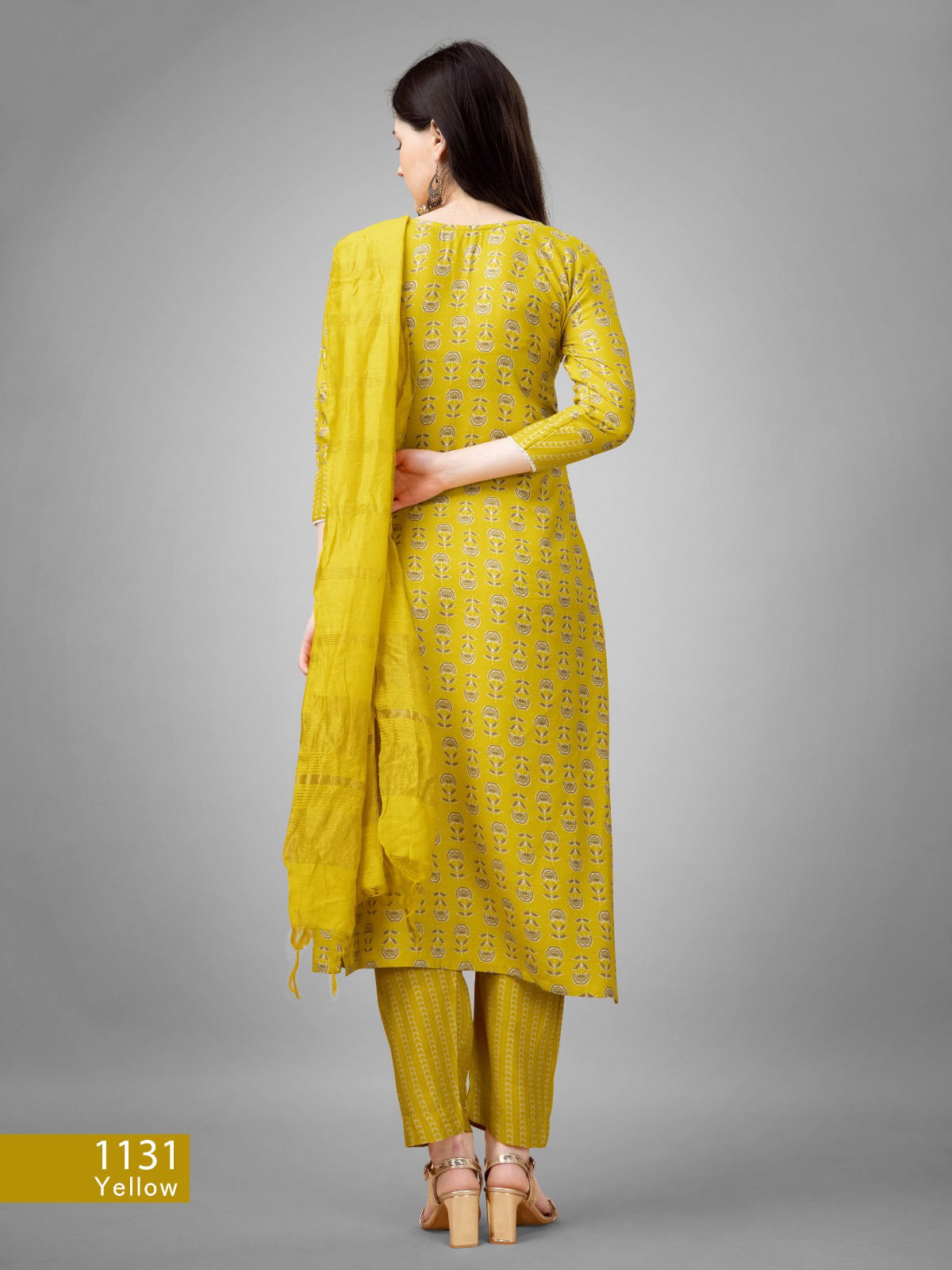 1131 Aradhna Rayon Print Embroidery Kurti Bottom With Dupatta Wholesale Market
